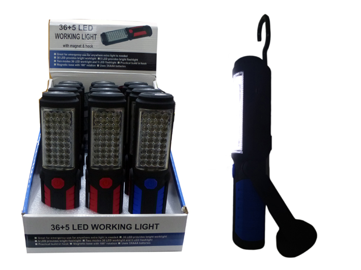 Worklamp 30113 with 36 + 5 Leds Display